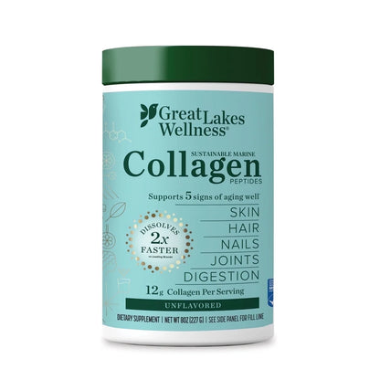 Collagen Peptides Daily Wellness Marine Powder, Unflavored 8 Oz