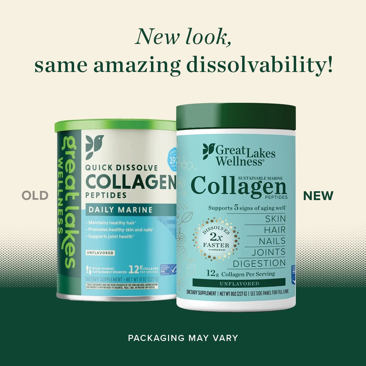 Collagen Peptides Daily Wellness Marine Powder, Unflavored 8 Oz