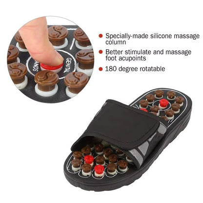Revitalize Your Feet with Foot Massage Slippers - Acupuncture Therapy Massager for Ultimate Reflexology and Relaxation