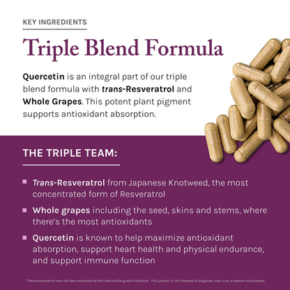 , Resveratrol 1000 Mg, Antioxidant Supplement for Heart and Immune Health, Supports Healthy Aging, Paleo, Keto, 60 Capsules