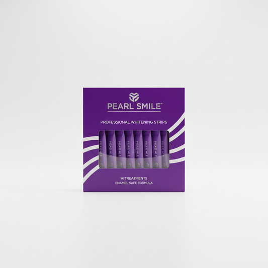 Purple Teeth Whitening Strips - Peroxide-Free Enamel Safe